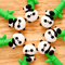 10Pcs Cute Black Gel Pens Silicone Gel Pens With Panda Bamboo Pens For School And Office Stationer 3