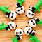 10Pcs Cute Black Gel Pens Silicone Gel Pens With Panda Bamboo Pens For School And Office Stationer 3