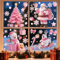 Festive Christmas Window Stickers Santa Claus Snowman Stickers And Holiday Door Decorations With C 0