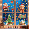 Festive Christmas Window Stickers Santa Claus Snowman Stickers And Holiday Door Decorations With C 3