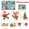 Festive Christmas Window Stickers Santa Claus Snowman Stickers And Holiday Door Decorations With C 4