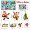 Festive Christmas Window Stickers Santa Claus Snowman Stickers And Holiday Door Decorations With C 4
