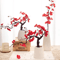 Lifelike Artificial Cherry Blossom Flowers Silk Plum Blossom Stems For Wedding Table Decorations A 0
