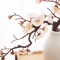 Lifelike Artificial Cherry Blossom Flowers Silk Plum Blossom Stems For Wedding Table Decorations A 4