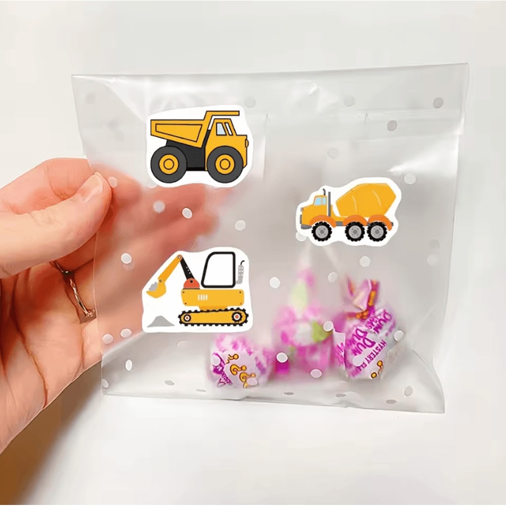 1000 Pieces Construction Vehicle Stickers Reusable SelfAdhesive Stickers For DIY Craft Stickers 4
