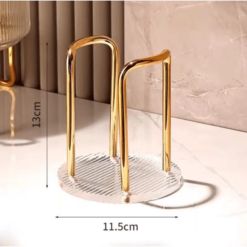 Luxury Cup Storage Holder Disposable Cup Dispenser And Mug Display Stand For Home Organizer Rack 5