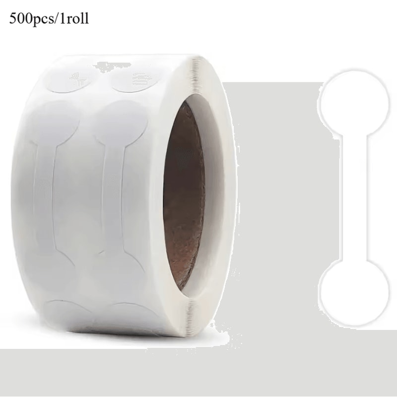 500 Piece Kraft Paper Label Stickers 11 By 42mm Jewelry Price Tags With DIY Tag Stickers 6