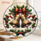 2 Piece Christmas Bell Ornaments Acrylic Holiday Decorations 2D Flat Hanging Ornaments For Room An 1