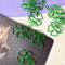 25 Piece Cute Paperclips FourLeaf Clover Clips For Binder Clip School Supplies And Scrapbook Decor 3