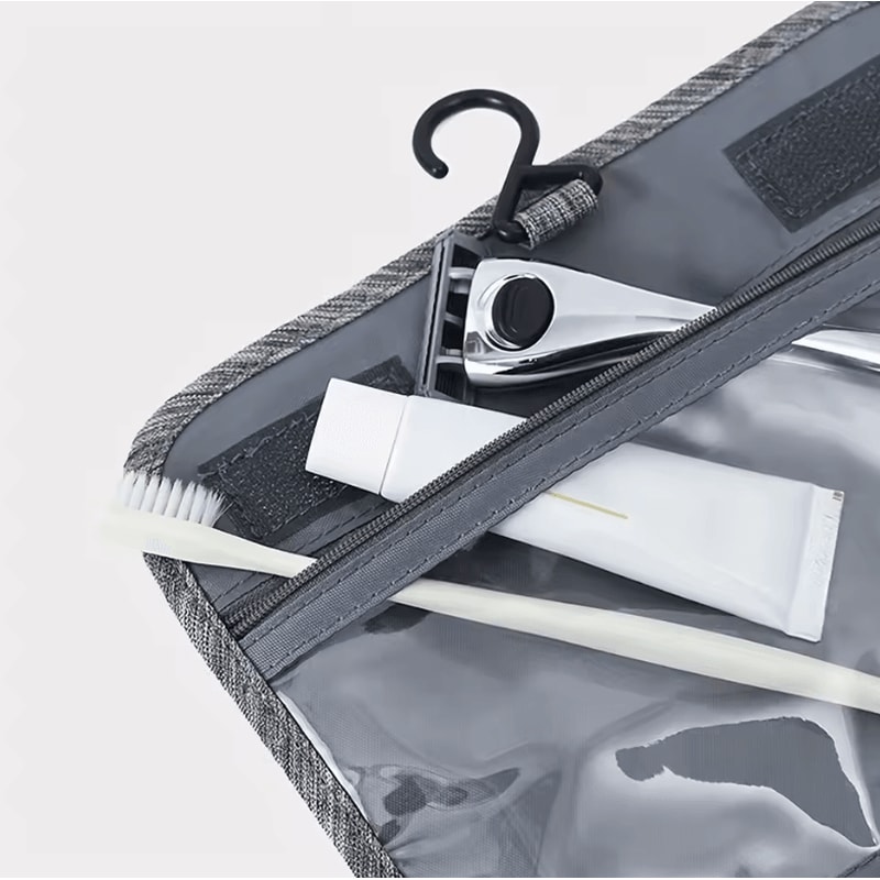 MultiFunctional Travel Toiletry Bag With Hanging Hook Waterproof Makeup And Cosmetic Storage Organ 3