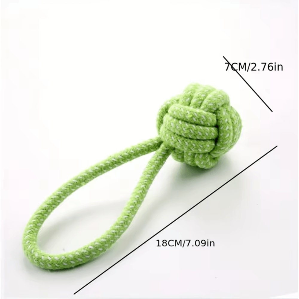 Braided Rope Dog Toy For Interactive Tug Of War And Dental Care Chewing Small To Medium Breed Pet 5