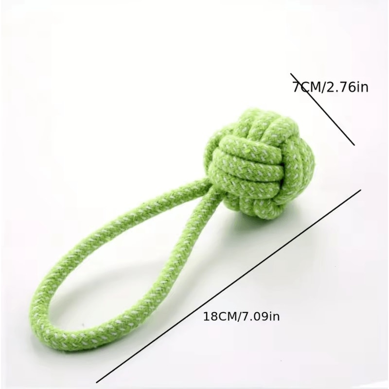 Braided Rope Dog Toy For Interactive Tug Of War And Dental Care Chewing Small To Medium Breed Pet 5
