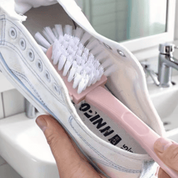 five-sided shoe cleaning brush multi-function double-sided circular 360-degree decontamination household shoe care tool