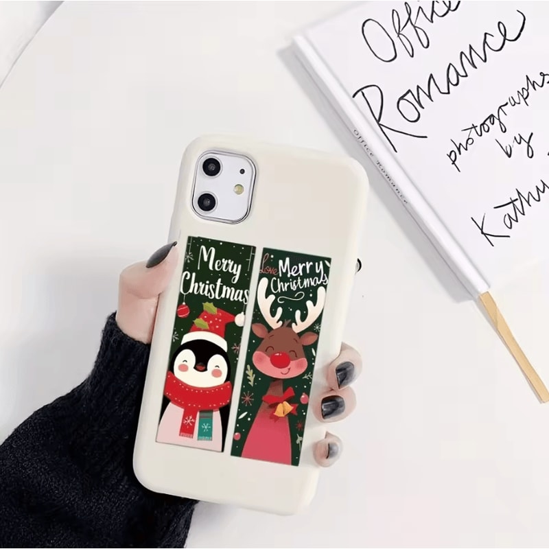 120pcs Christmas Stickers 1 By 3 Inches Festive Gift Wrapping Seal Stickers SelfAdhesive Holiday De 3