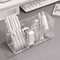 1pc Transparent Transparent Makeup Organizer Cosmetic Storage Holder For Lipstick Brushes Skincare 2