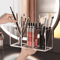 1pc Transparent Transparent Makeup Organizer Cosmetic Storage Holder For Lipstick Brushes Skincare 3