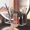 1pc Transparent Transparent Makeup Organizer Cosmetic Storage Holder For Lipstick Brushes Skincare 3