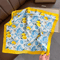Lemon Pattern Lemon Pattern Silk Scarf Lightweight Square Scarf For Women Fashion Neck Headband And 1