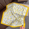 Lemon Pattern Lemon Pattern Silk Scarf Lightweight Square Scarf For Women Fashion Neck Headband And 7