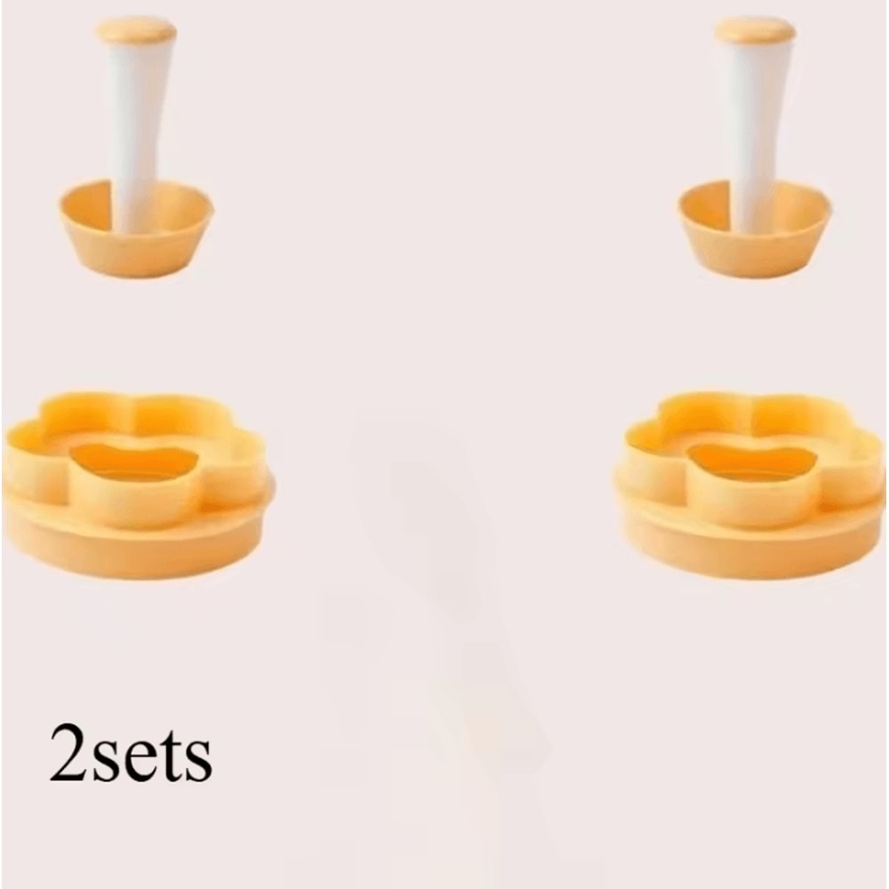 Creative Creative Cake Mold Set Pastry Dough Tamper With Flower Shaped Cutter For Baking Cakes Bisc 7