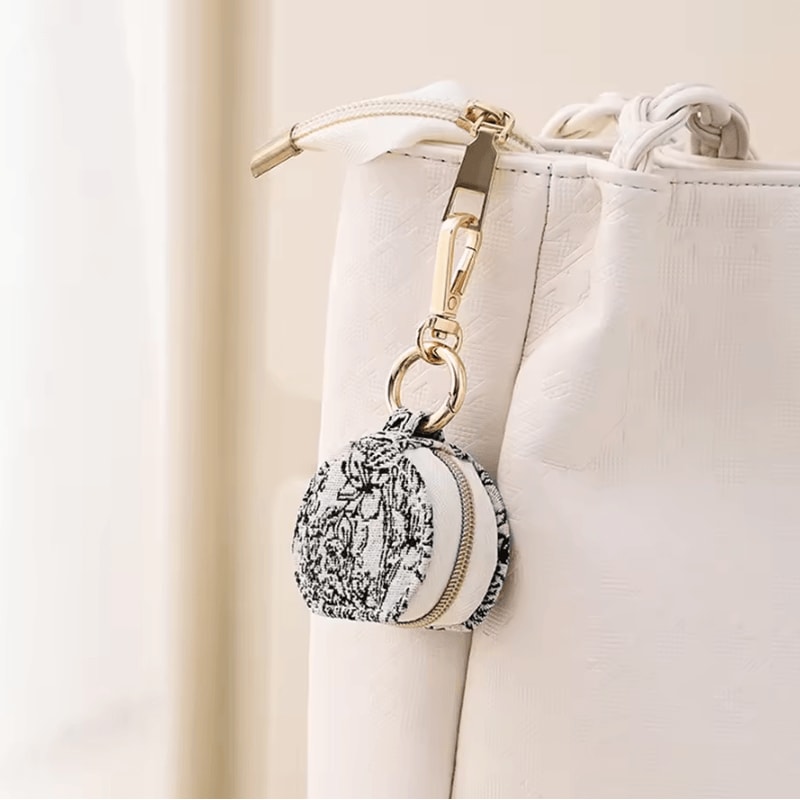 1pc Mini Travel Jewelry Organizer Portable Jewelry Case Box For Earrings Necklaces And Rings Handba 2