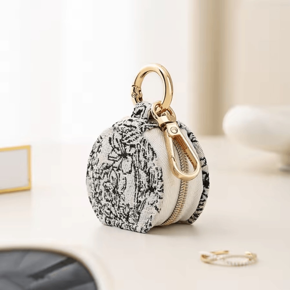 1pc Mini Travel Jewelry Organizer Portable Jewelry Case Box For Earrings Necklaces And Rings Handba 4