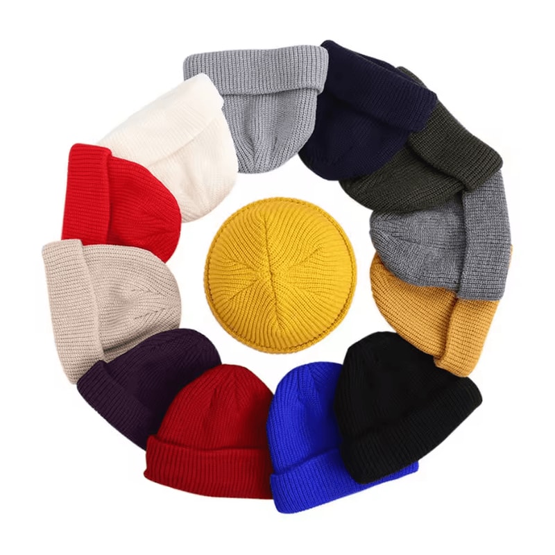 One Size Winter Warm Beanie Winter Warm Beanie Knitted Skull Cap Elastic Unisex Hip Hop Wool Hat Fo 0