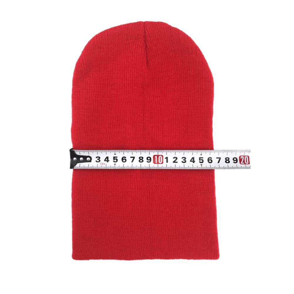 Womens Knitted Fluorescent Autumn Beanie Cap Warm Casual Bonnet For Ladies 2