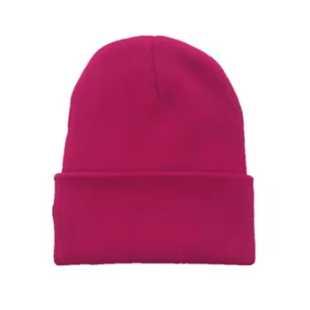 Womens Knitted Fluorescent Autumn Beanie Cap Warm Casual Bonnet For Ladies 23