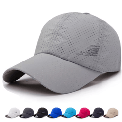 adjustable quick-dry sun hat adjustable unisex baseball cap for golf, fishing and outdoor summer fun