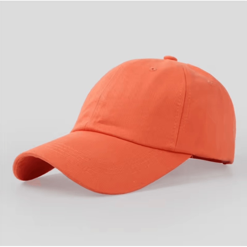 Casual Baseball Cap Solid Cotton Hat Unisex Fashion Sun Hat For Men And Women 12