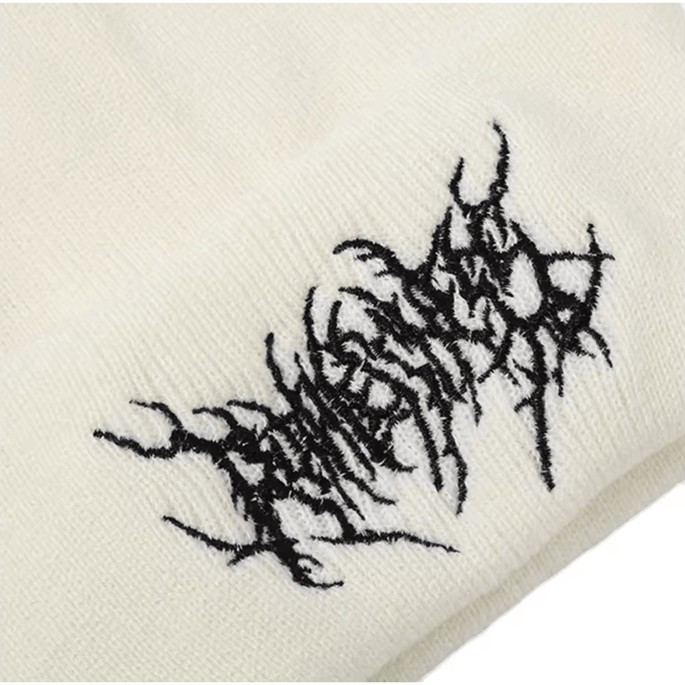 Street Fashion Knitted Skullies Beanies Warm Winter Caps Unisex Acrylic Gothic Style Hat 3