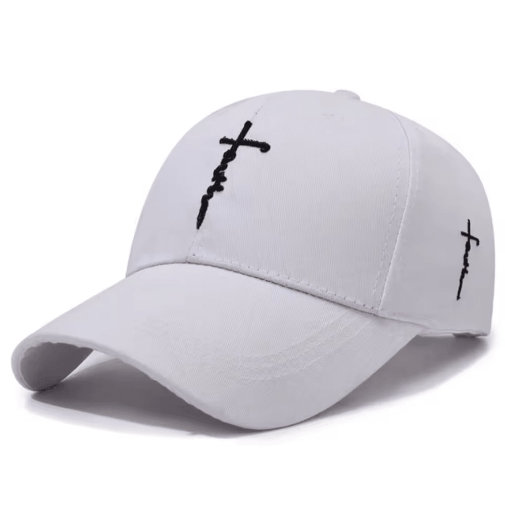 Adjustable Embroidery Baseball Cap English Cross Adjustable Casual Hat For Men Women And Youth 2