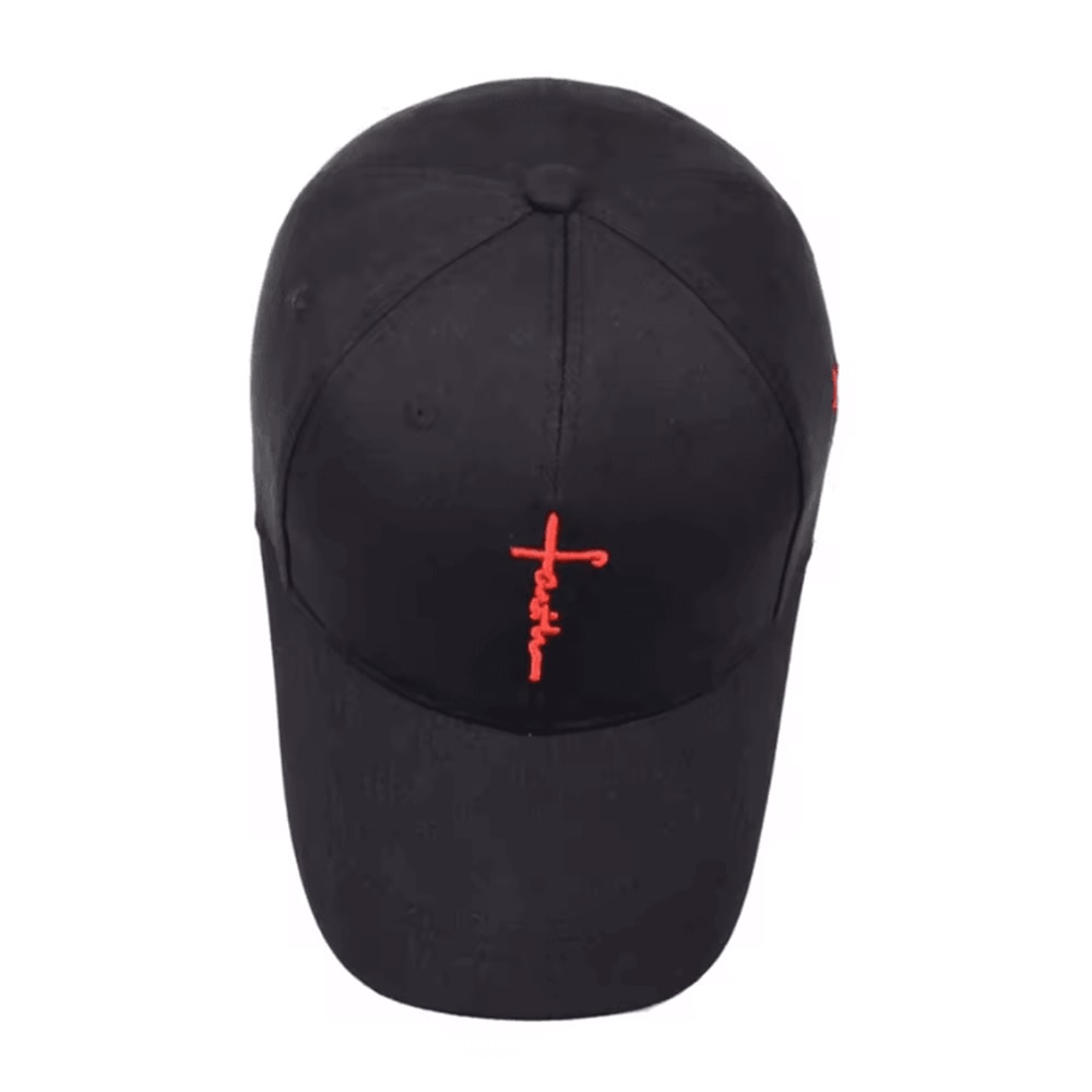 Adjustable Embroidery Baseball Cap English Cross Adjustable Casual Hat For Men Women And Youth 3