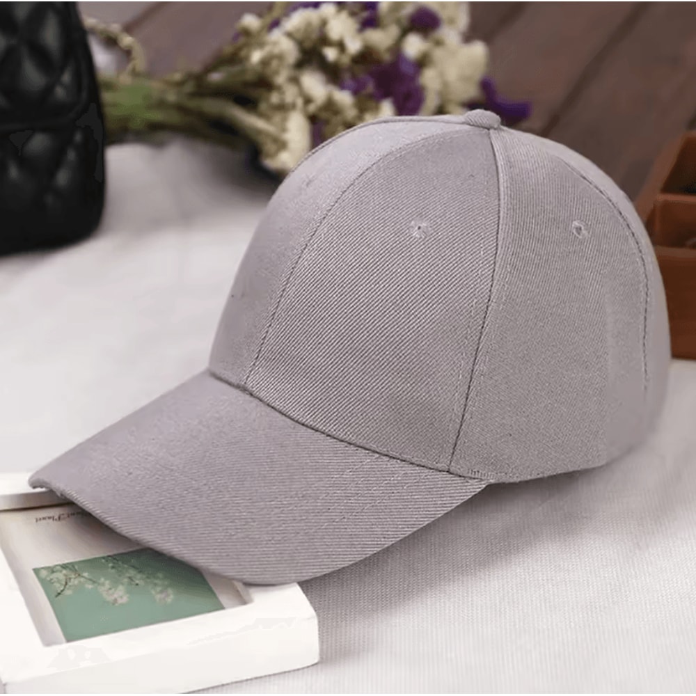 Adjustable Universal Baseball Cap Retro Solid Color Outdoor Sports Casual Hat For Men And Women 0