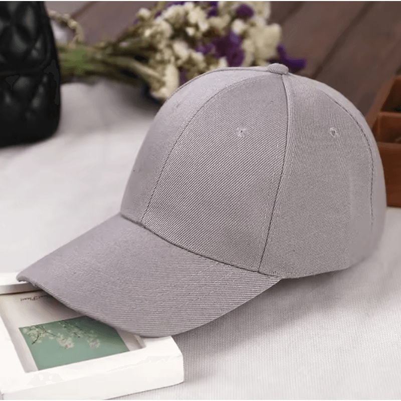 Adjustable Universal Baseball Cap Retro Solid Color Outdoor Sports Casual Hat For Men And Women 0
