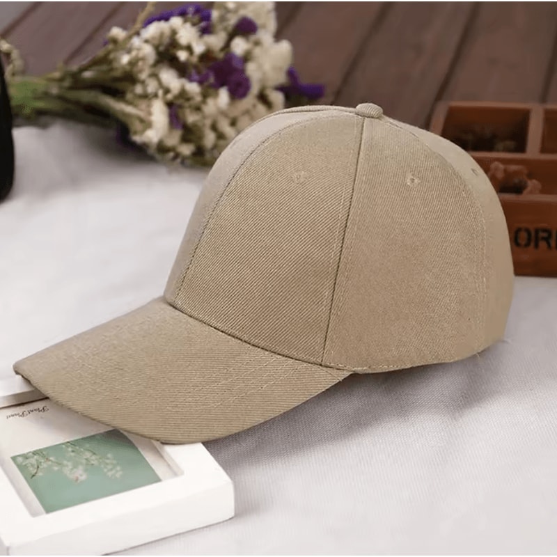 Adjustable Universal Baseball Cap Retro Solid Color Outdoor Sports Casual Hat For Men And Women 1