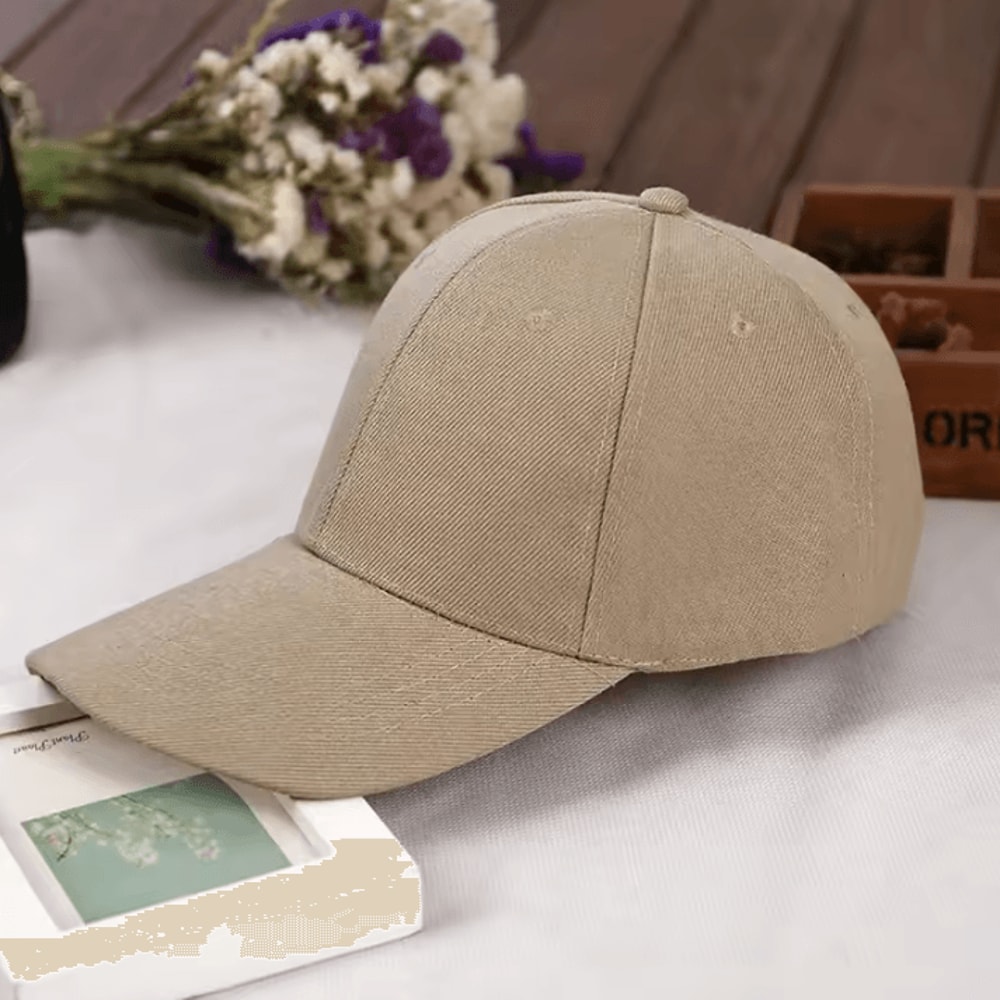 Adjustable Universal Baseball Cap Retro Solid Color Outdoor Sports Casual Hat For Men And Women 12