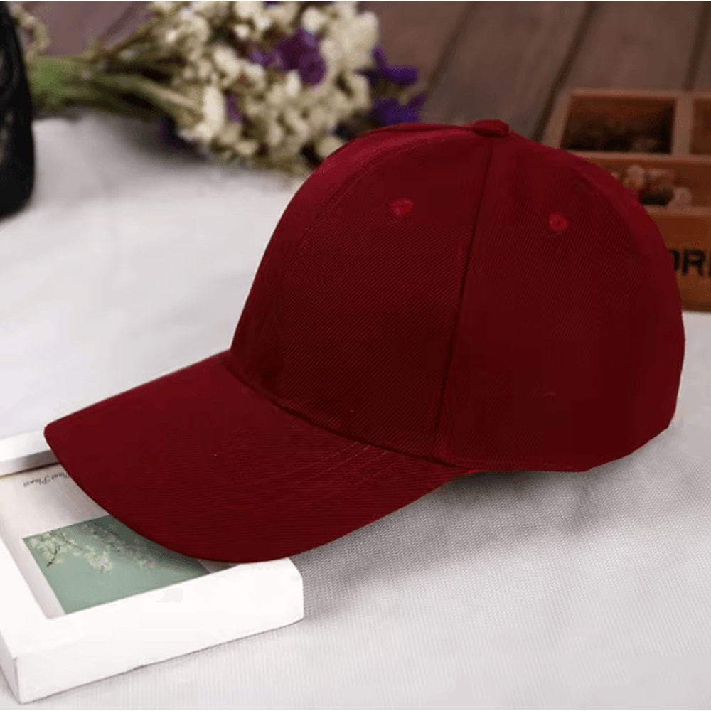 Adjustable Universal Baseball Cap Retro Solid Color Outdoor Sports Casual Hat For Men And Women 15