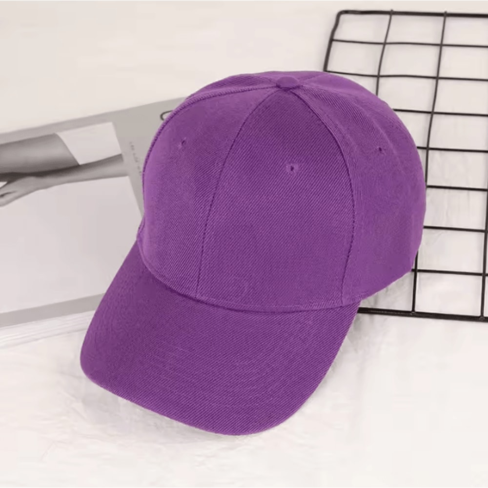 Adjustable Universal Baseball Cap Retro Solid Color Outdoor Sports Casual Hat For Men And Women 4