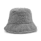 Unisex Graffiti Bucket Hat Warm Outdoor Lamb Wool Cap For Fishing And Winter 7