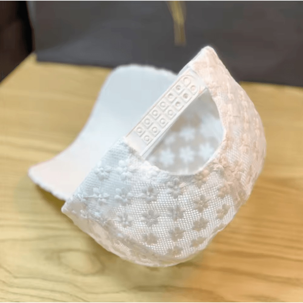 Lace Flower Baseball Cap Summer Sunscreen Breathable Hollow Sunshade Hat For Women 3