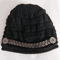 Warm Wool Knitted Hat Cute Curling Belt Hip Hop Winter Beanie With Ear Protection 3