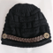 Warm Wool Knitted Hat Cute Curling Belt Hip Hop Winter Beanie With Ear Protection 3