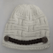 Warm Wool Knitted Hat Cute Curling Belt Hip Hop Winter Beanie With Ear Protection 4