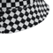 Black And White Checkered Fisherman Hat Unisex Hip Hop Street Graffiti Skateboard Cap 5