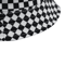 Black And White Checkered Fisherman Hat Unisex Hip Hop Street Graffiti Skateboard Cap 5