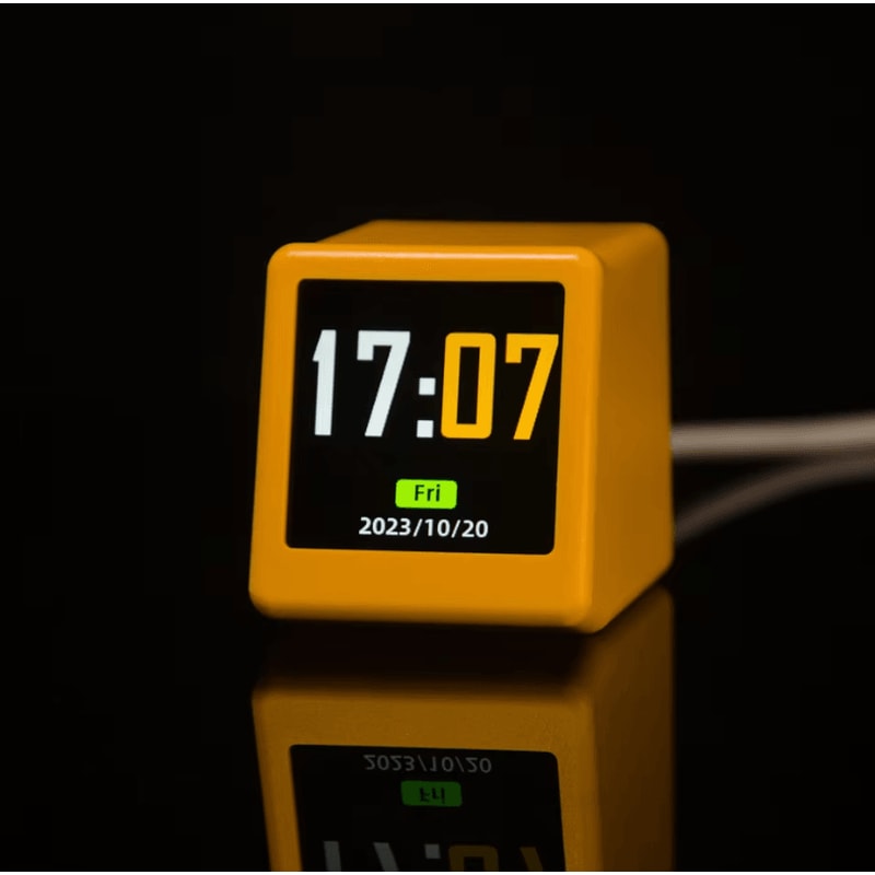 WiFi Weather Forecast Station Smart Desktop Clock With Digital Photo Album And GIF Animation 3