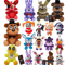 Five Nights At Freddys FNAF Plush Toys Set Cute Game Plushies 7Inch Freddy Bonnie Bear Foxy 0