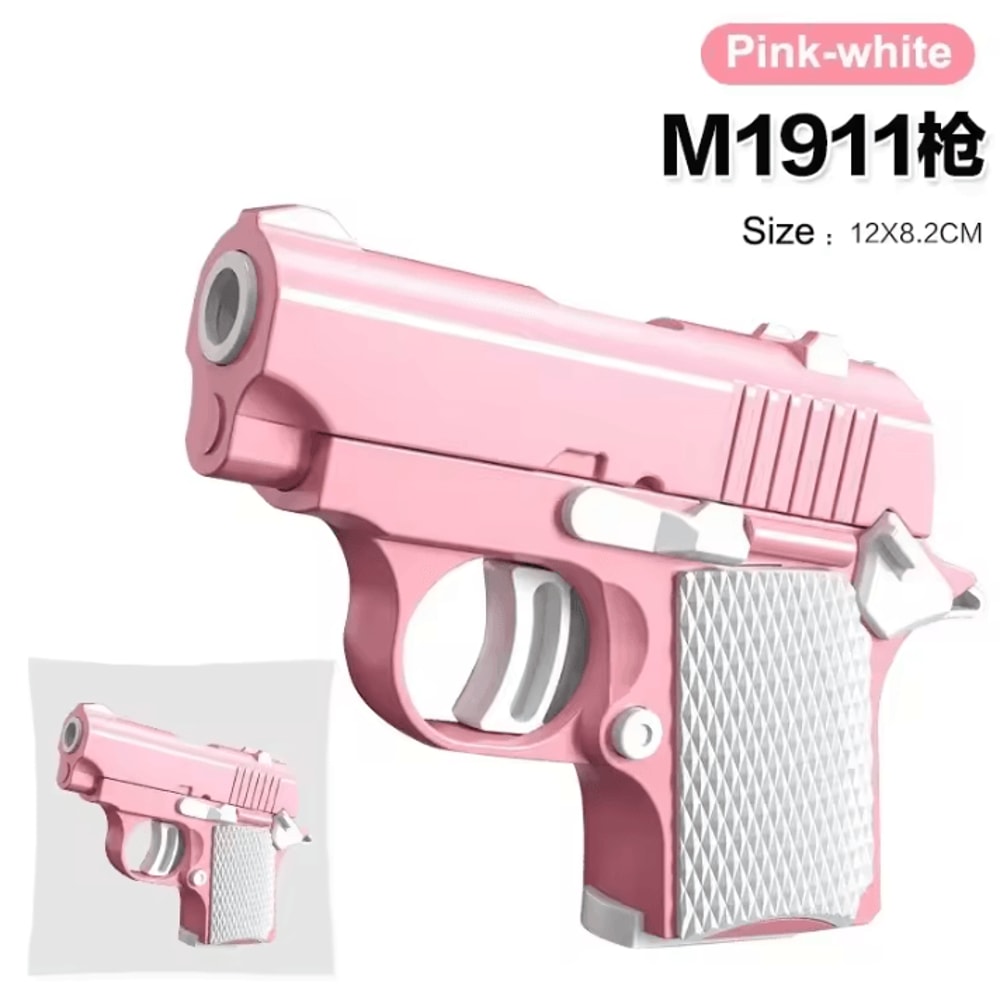 Mini 3D Gravity Printed Toy Pistol Model Fun StressRelief Gift For Kids And Adults 9